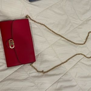 Ralph Lauren small bag with gold chain strap. New never used.